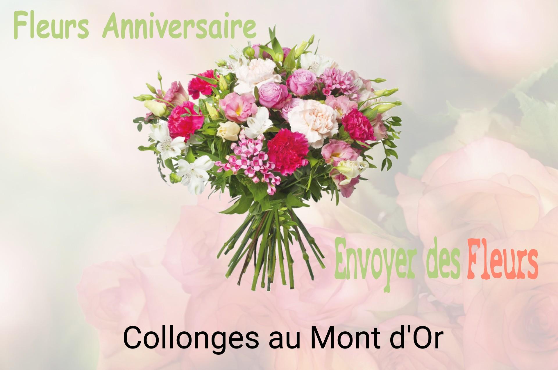 Bouquet de fleurs d’anniversaire livré à Collonges-au-Mont-d'Or